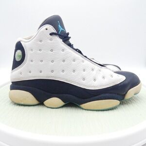 Air Jordan 13 Retro 414571-144 Mens 11.5 Basketball Shoes White Obsidian Sneaker